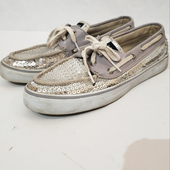 🦊FREE Sperry top sider boat shoes siover sequence - Picture 3 of 11